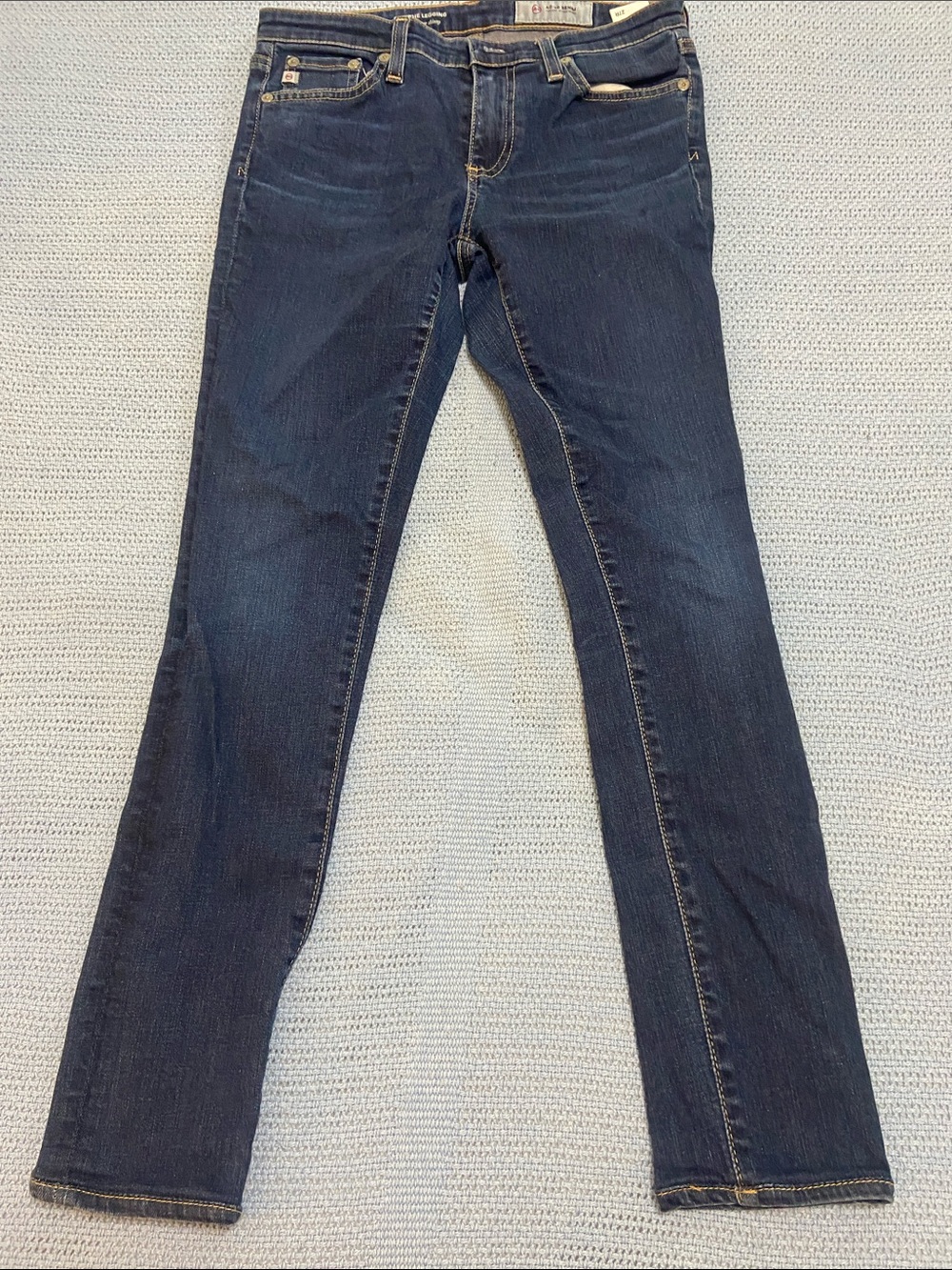 Ag Adriano Goldschmied Dark Blue Skinny Jeans